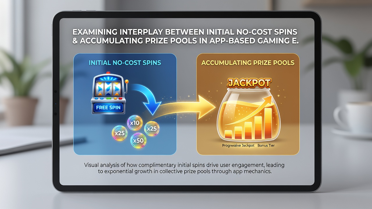 Dashboard view of an app-based game showing real-time prize pool accumulation statistics and spin history logs