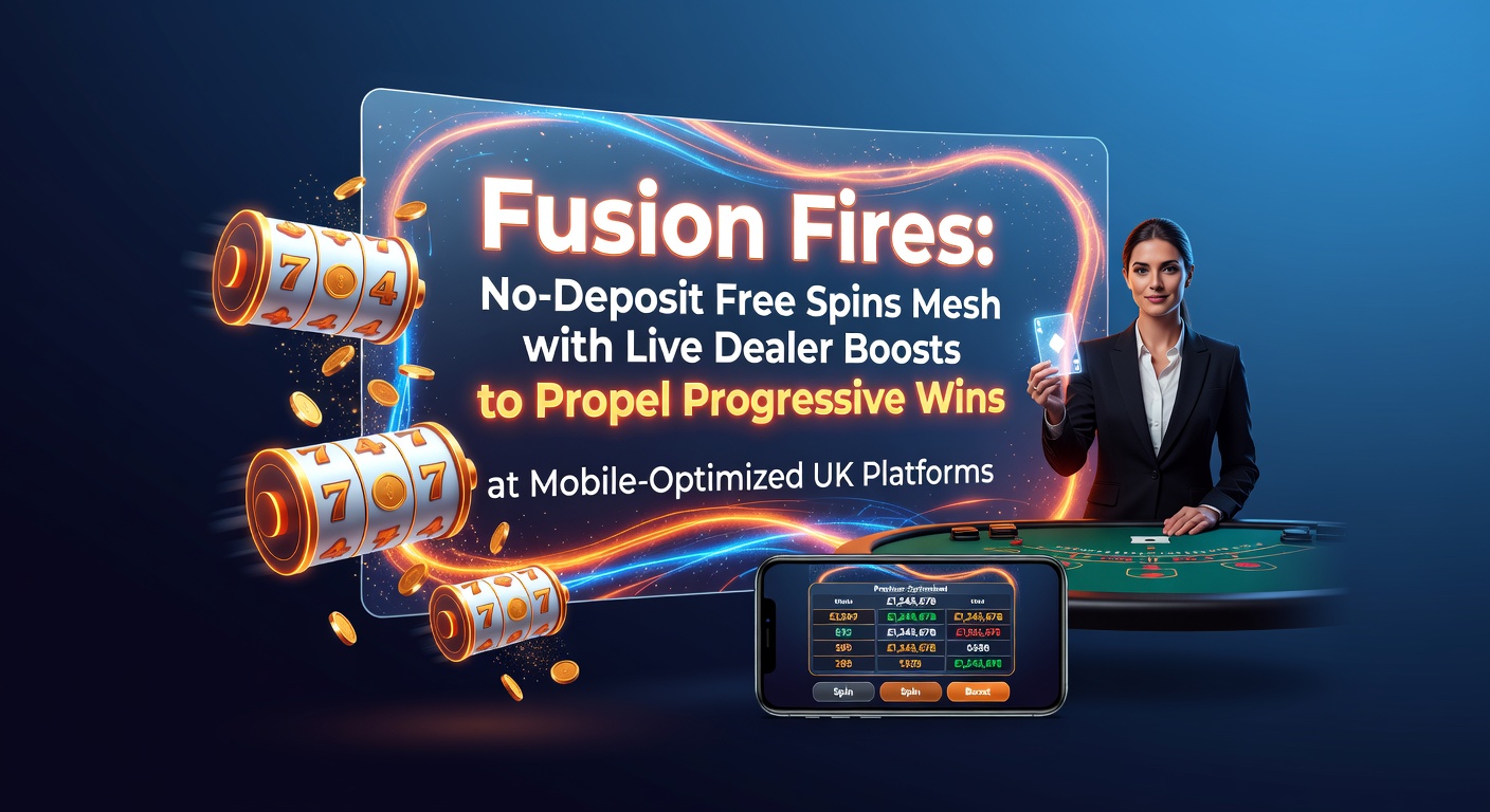 Dynamic Fusion Fires interface blending slot free spins with live dealer tables and escalating progressive jackpots on a mobile screen