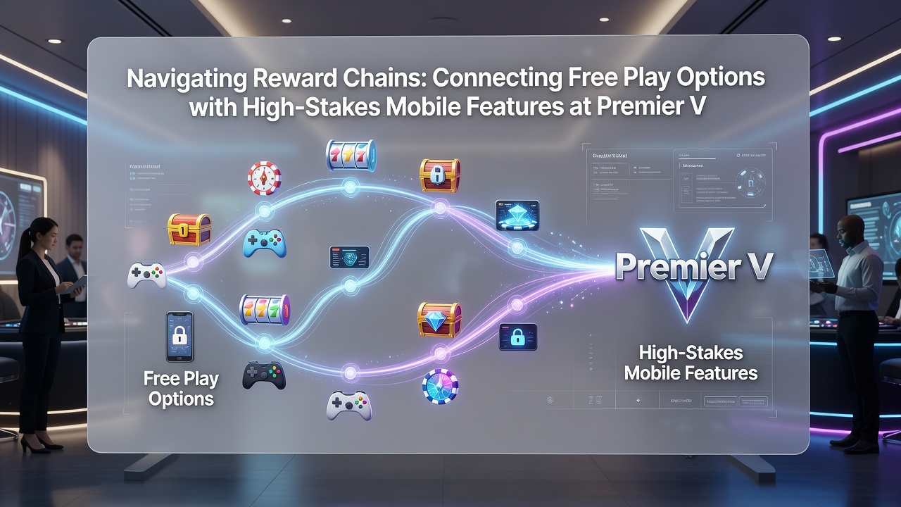 High-stakes mobile gaming dashboard displaying VIP rewards and progressive jackpot meters on a tablet at a premier casino venue