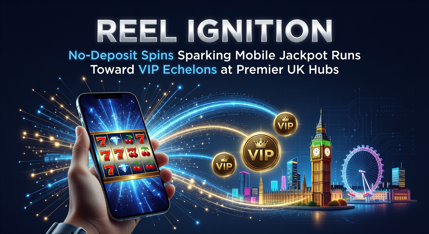 Mobile player spinning reels on a no-deposit bonus, screen glowing with jackpot potential at a leading UK casino app