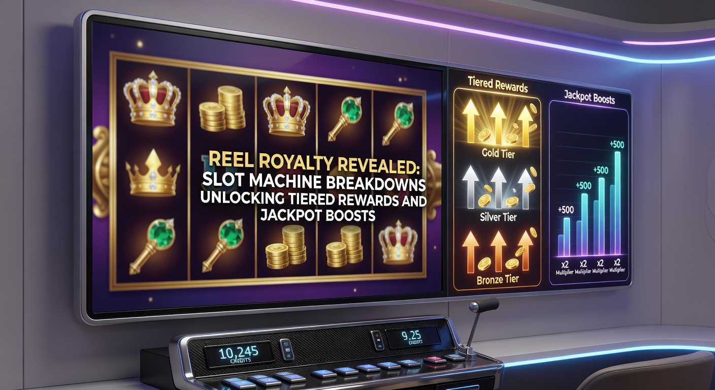 Close-up of a slot screen displaying tiered jackpot ladders climbing toward a massive royalty-themed progressive prize with exploding reward symbols