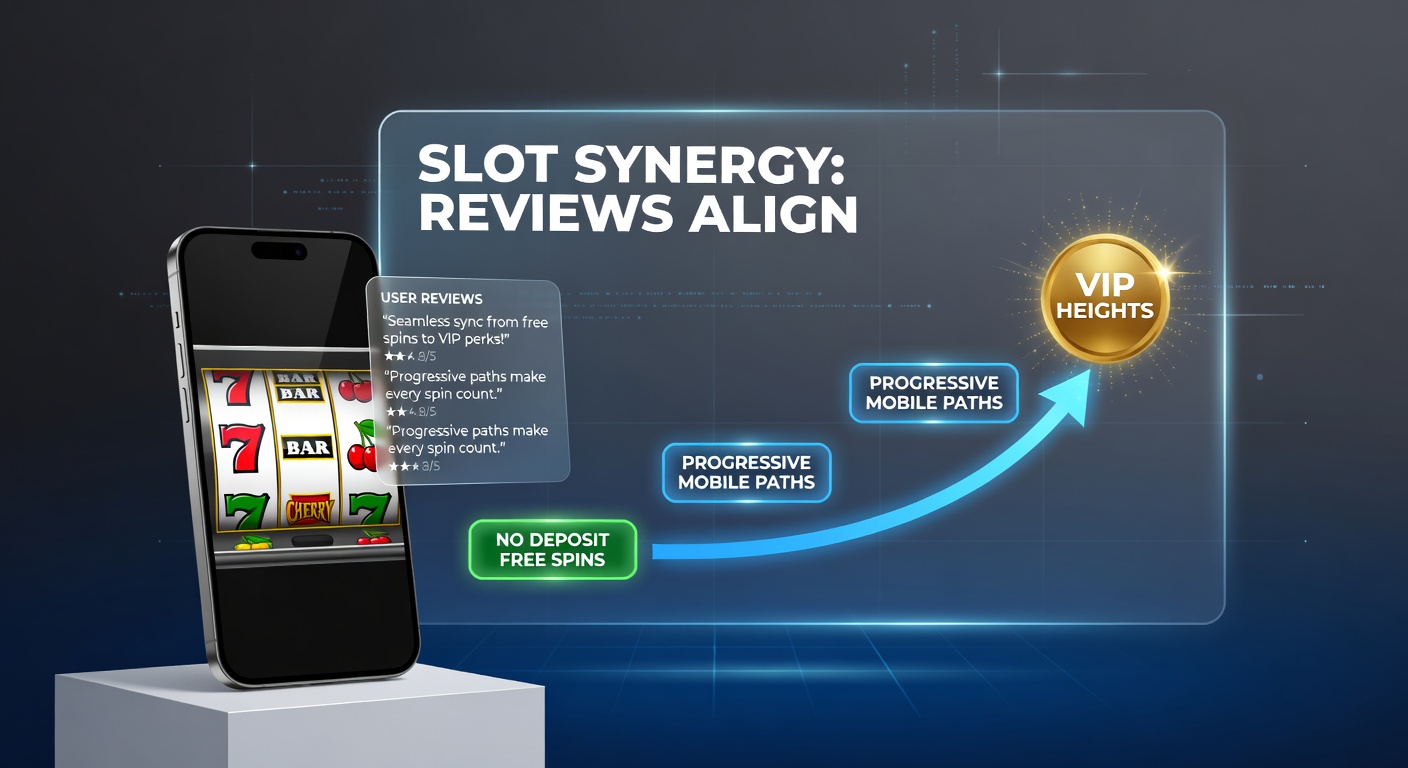 Mobile phone displaying a no-deposit free spins offer activating a progressive slot jackpot climb alongside rising VIP status bars