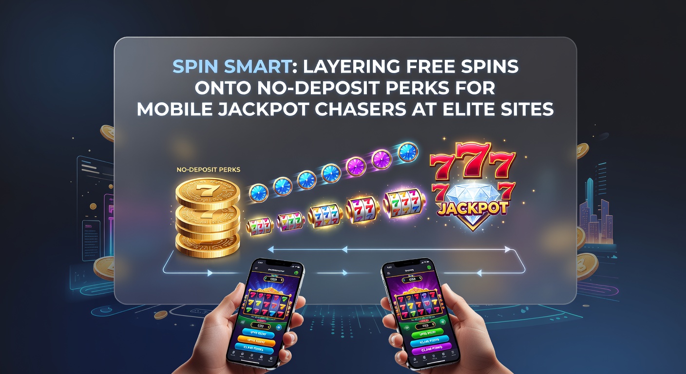 Illustration of free spins overlaying a no-deposit bonus screen on a mobile jackpot progressive slot